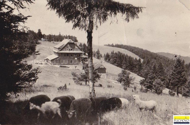 Letná idylka na pomedzí Slovenska a Moravy - chata Portáš v r. 1940