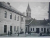 Potravný spolok (neskôr hotel Javorník) na rohu Moravskej a Moyzesovej ulice v Púchove (1. ČSR)