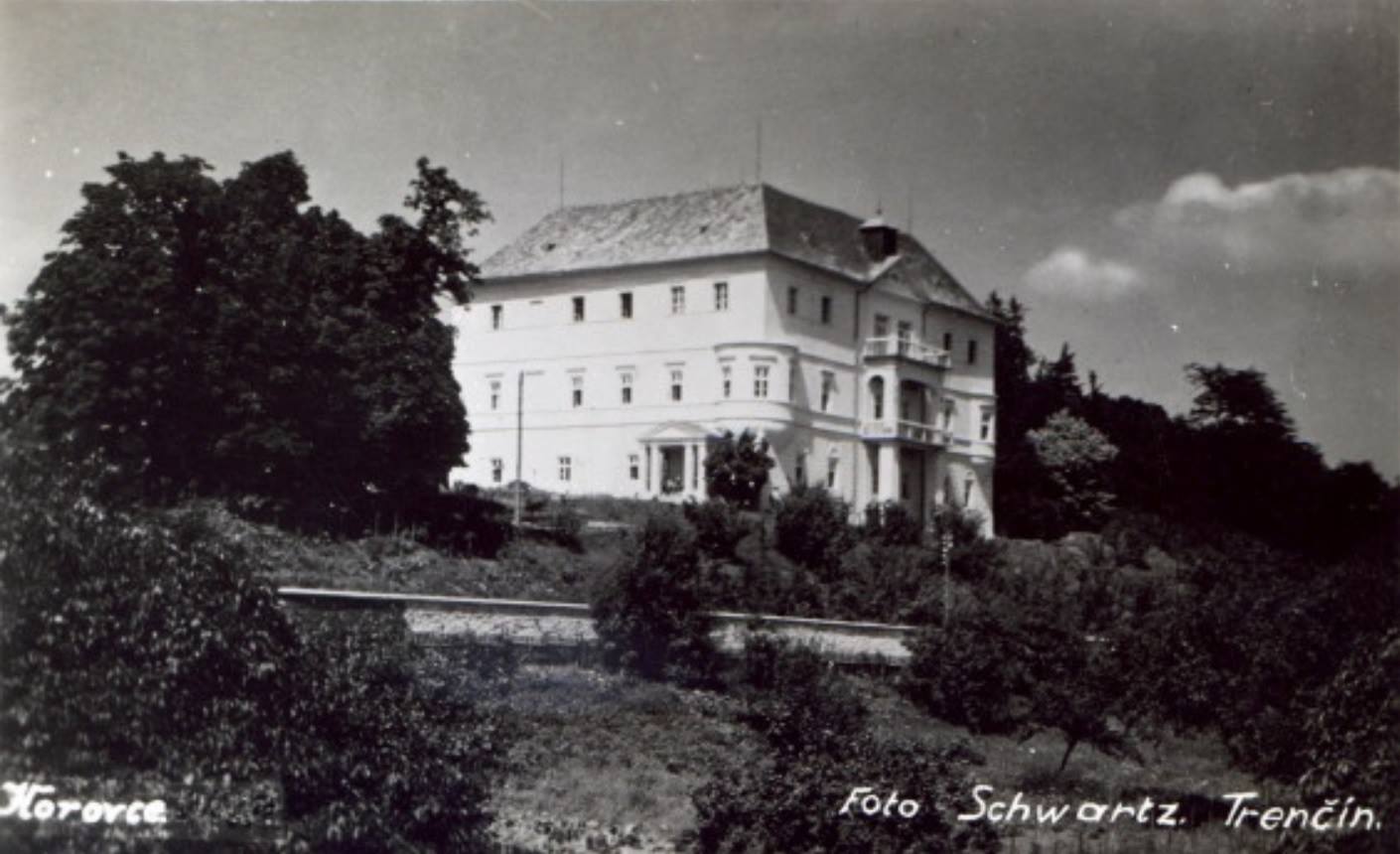Kaštieľ v Horovciach okolo roku 1930