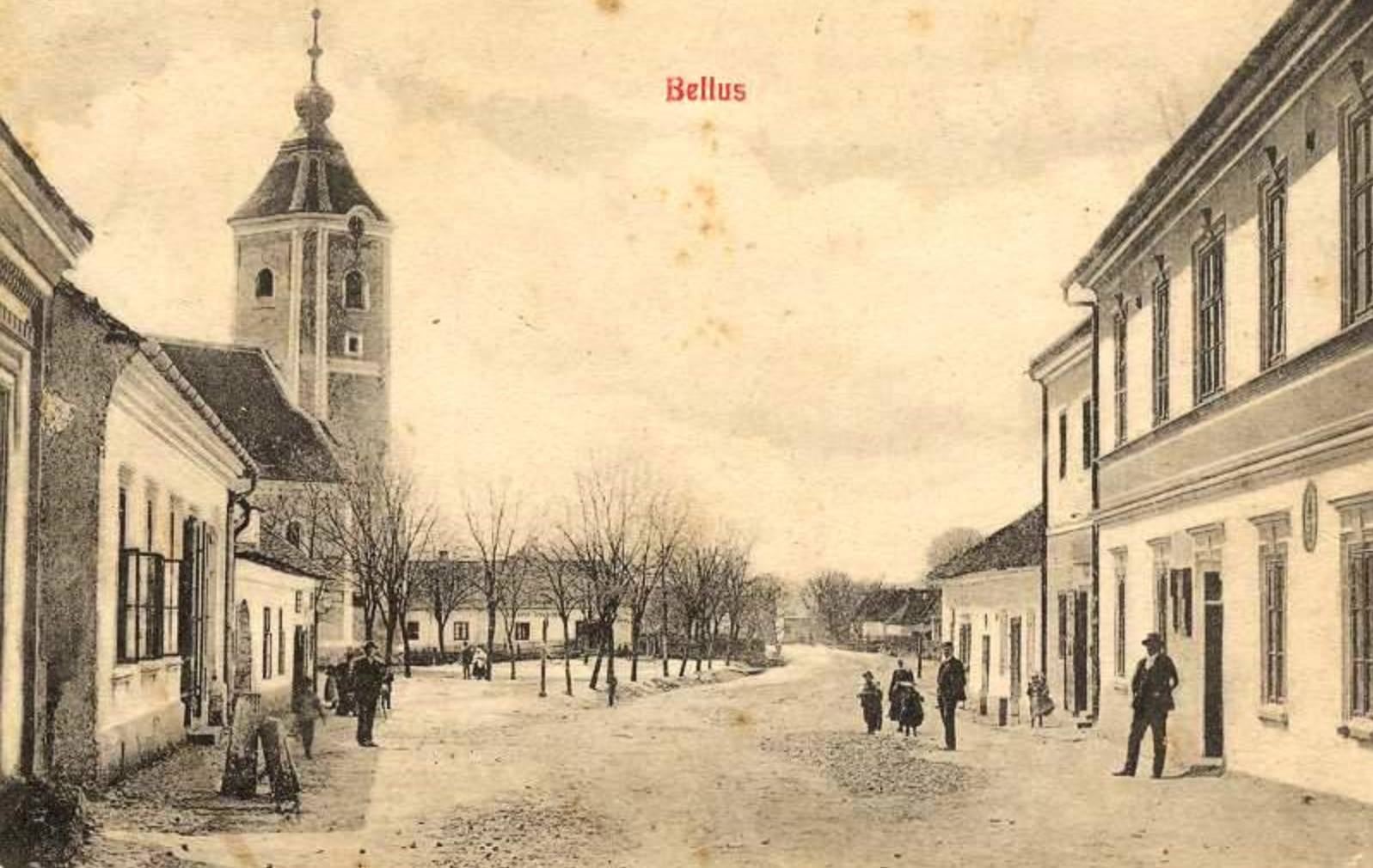 Centrum Beluše na prelome 19. a 20. storočia