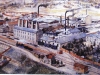 Cementáreň Ladce v roku 1900 - založená v r. 1889 pod názvom