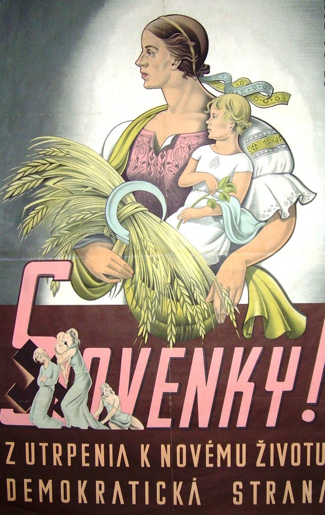 DS predvolebný plagát 1946 (1)