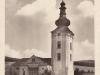 Pohľad na dnešné Námestie slobody (Hlinkovo námestie) v Púchove v roku 1943 (Slovenský štát)