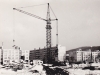 Výstavba panelových domov na Námestí slobody v polovici 80. rokov