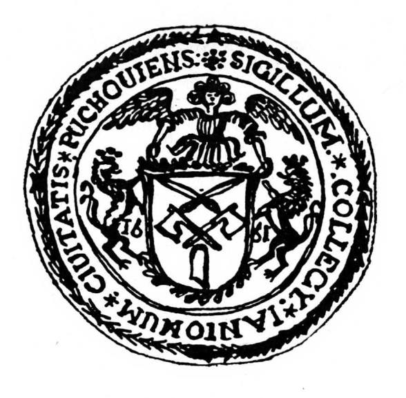 otlačok pečate Cechu púchovských mäsiarov z roku 1661