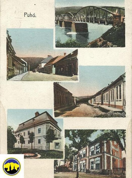 Pohľadnica Púchova z čias Rakúsko-Uhorska