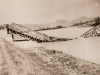1. železničný most trate gen. Štefánika v Púchove zničený odchádzajúcimi nemeckými vojskami 30. 4. 1945