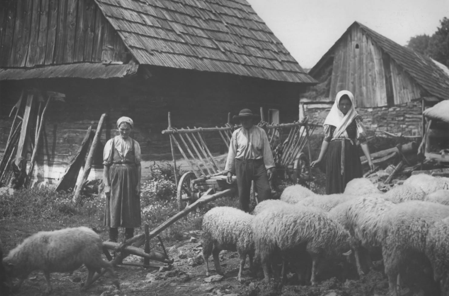Obyvatelia Púchovskej doliny s takmer celým svojim majetkom na zač. 20. storočia