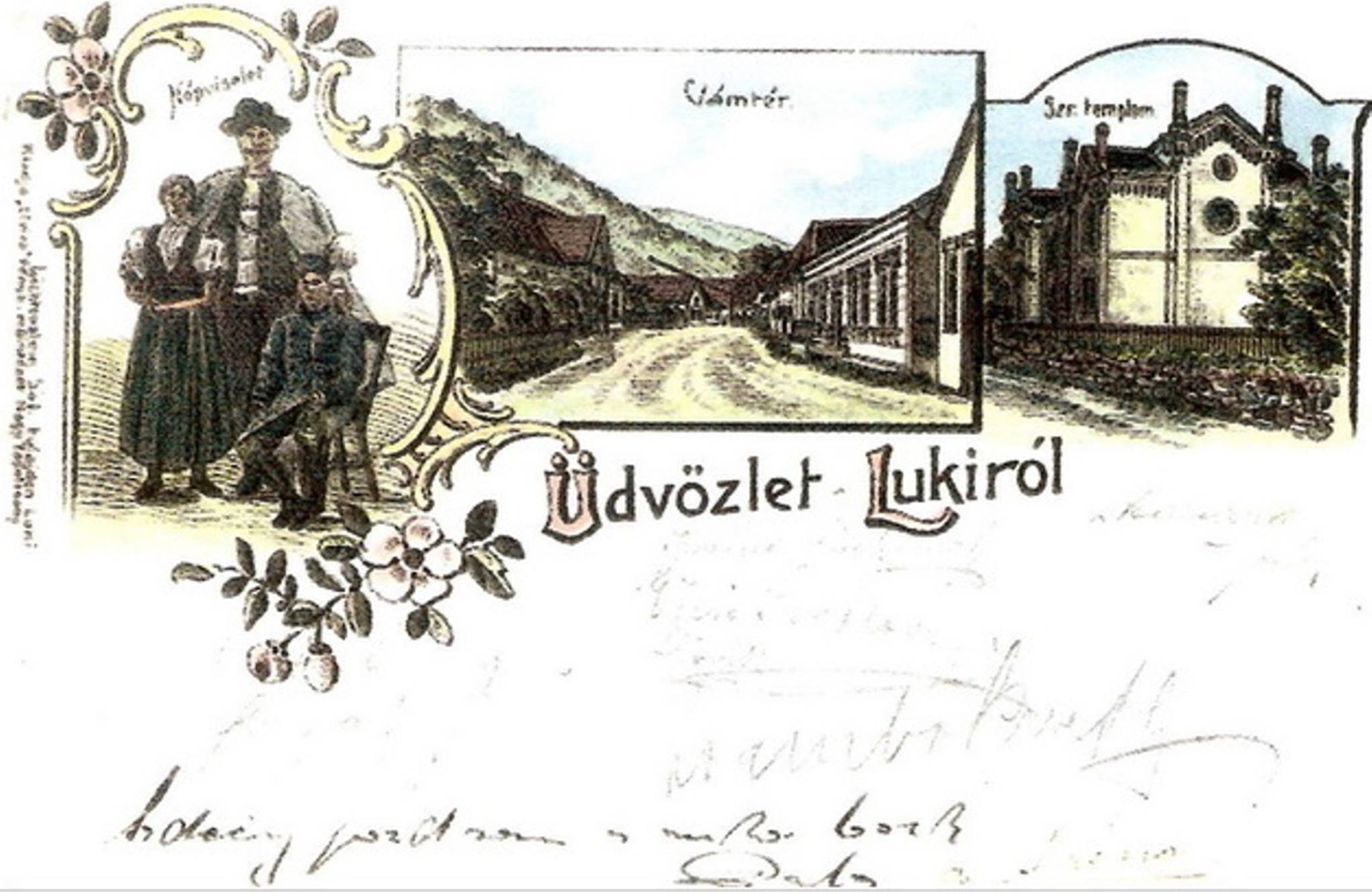 Pohľadnice obce Lúky (pod Makytou) na konci 19. storočia
