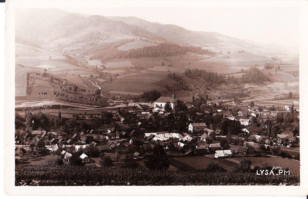 pohľad na obec Lysá pod Makytou v r. 1938