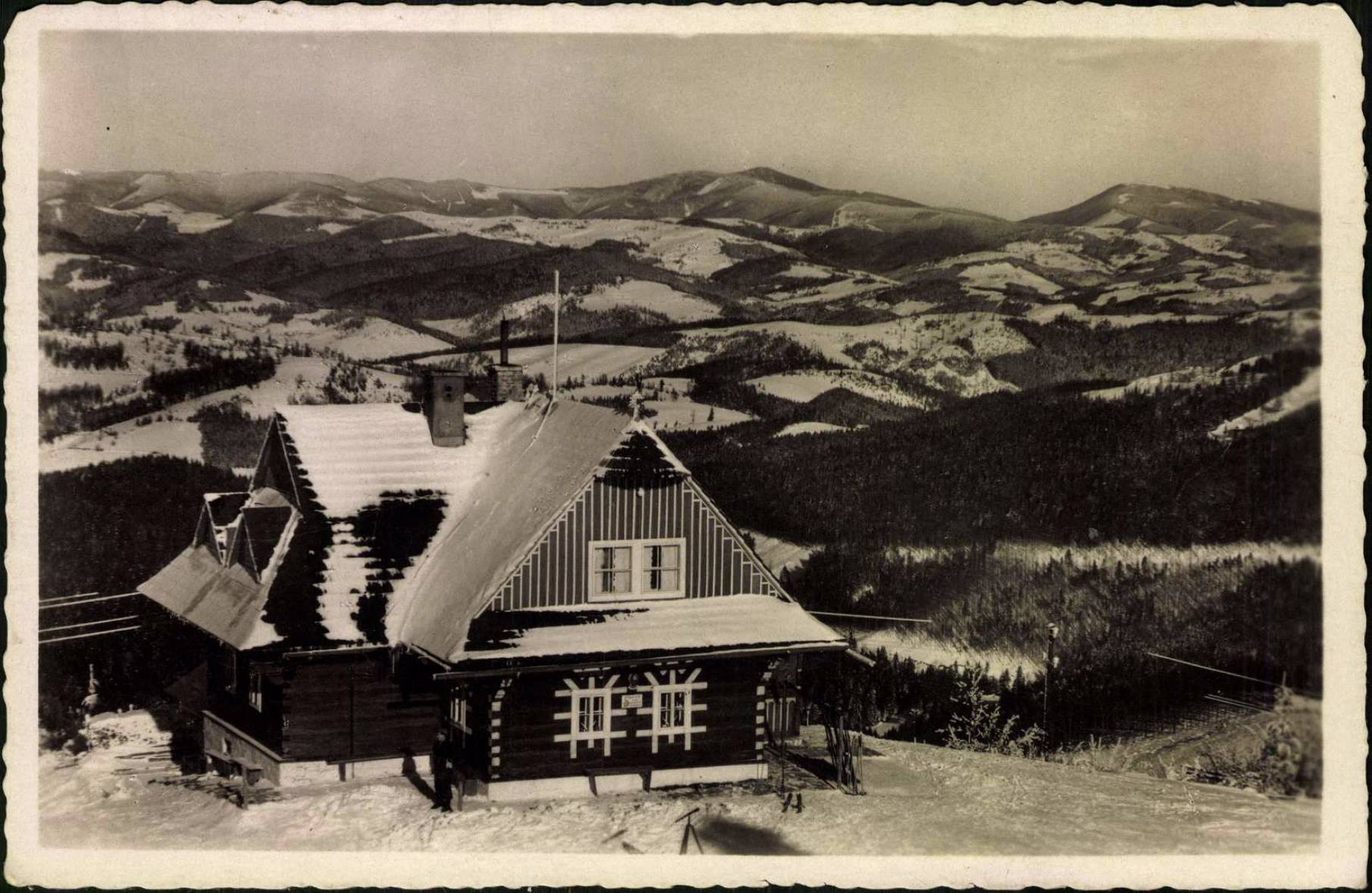 Chata na Kohútke na prelome 30. a 40. rokov minulého storočia