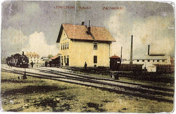 Železničná stanica v Lednických Rovniach v období R-U monarchie